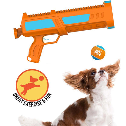 Handheld Launcher Ball Gun Dog Toy Interactive Training Ejection Ball Pet Toy Ball Machine Boredom Relief
