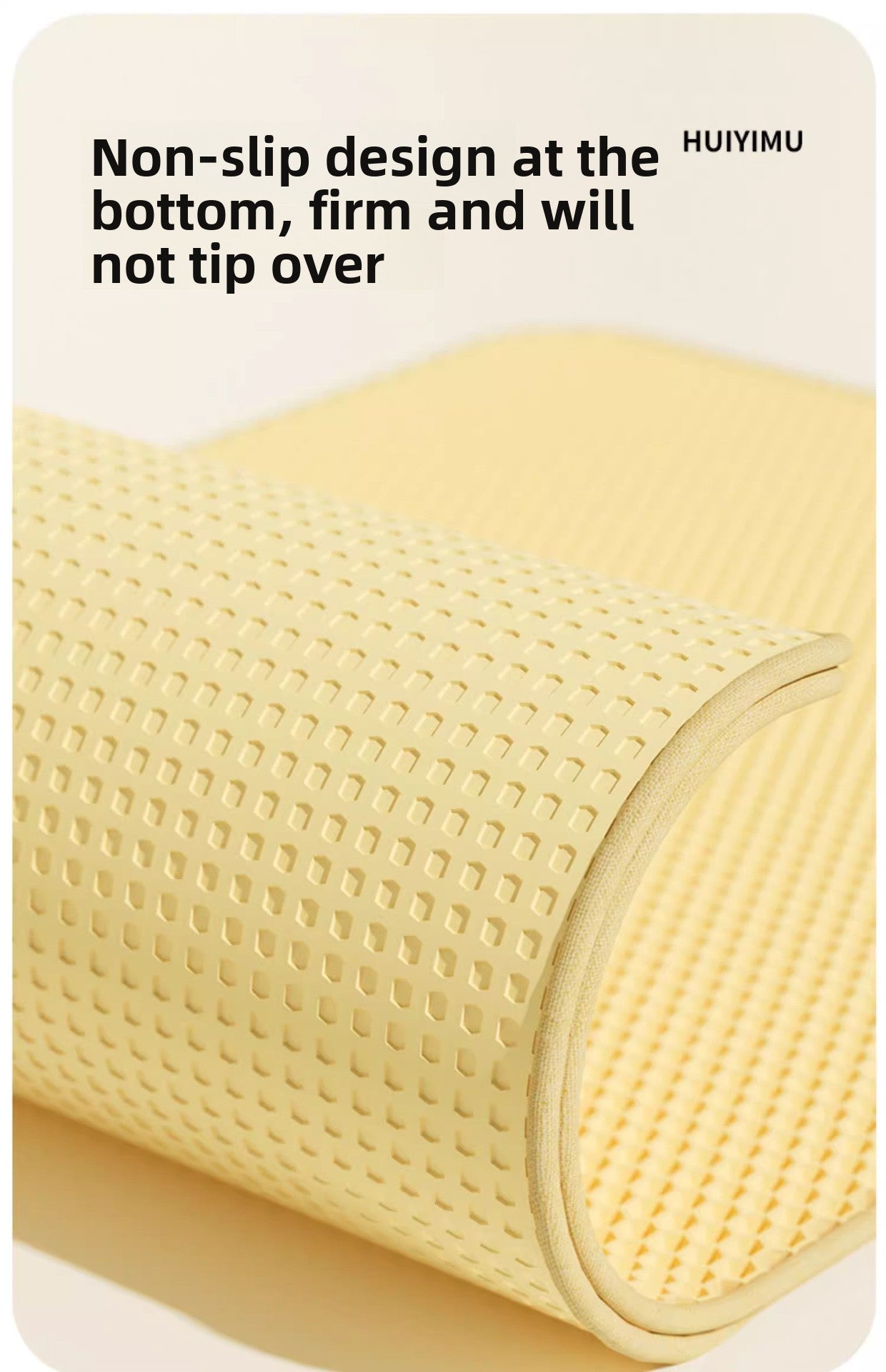 Extra Large Cat Litter Mat Heavy Duty Anti Tracking Litter Box Mat with Low Profile Edge Non Slip Bottom for Kitty Litter Containment