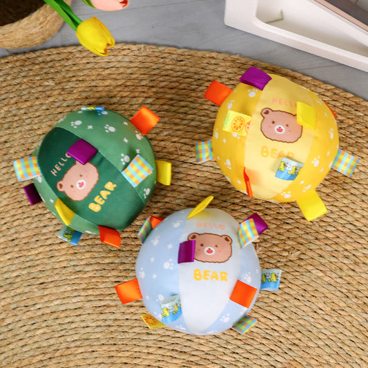 Interactive Squeaky Ball Dog Toy Large Plush Chew Toys for Boredom Relief and Energy Consumption for Golden Retriever Corgi Labrador Medium Large Breed Dogs