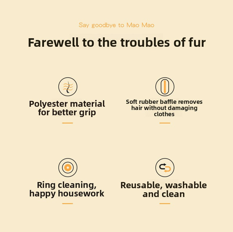 Electrostatic Pet Hair Remover Brush for Cats Dogs Furniture Lint Roller Reusable Fur Removal Tool for Couch Carpet Bedding and Clothing