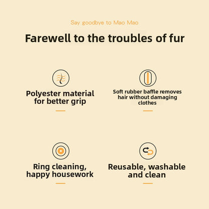 Electrostatic Pet Hair Remover Brush for Cats Dogs Furniture Lint Roller Reusable Fur Removal Tool for Couch Carpet Bedding and Clothing