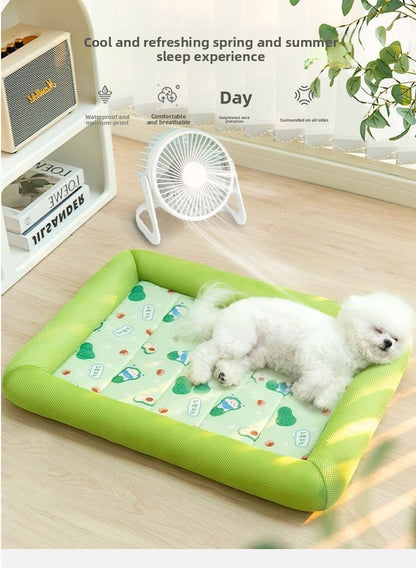 Washable Small Dog Cat Sleeping Pad All Seasons Breathable Cooling Mat