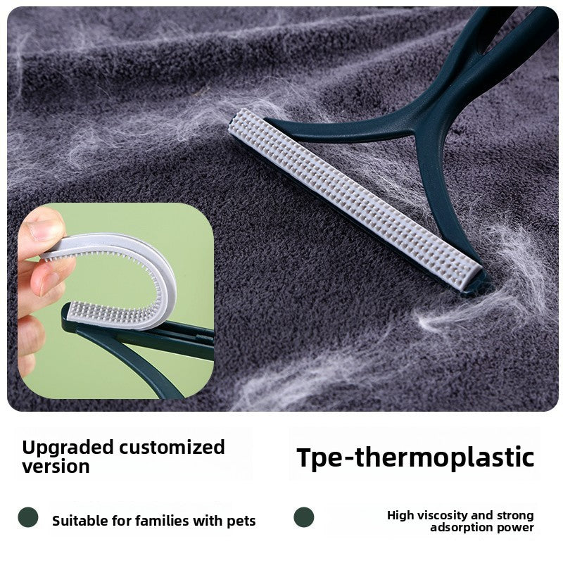 Pet Hair Scraper for Cat Dog Carpet Cleaner Magic Sticky Hair Remover Brush