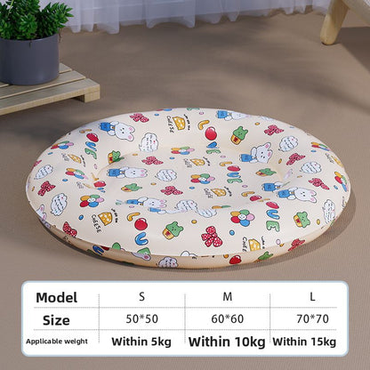 Summer Pet Cooling Mat Water Filled Ice Nest Bed for Large Cats Dogs