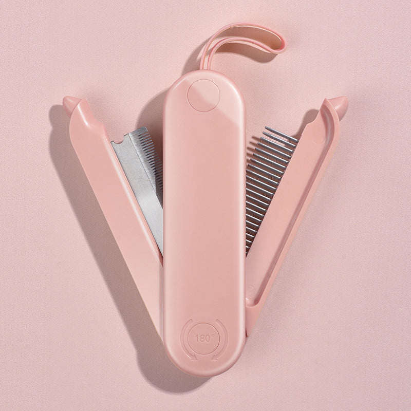 Cat Dog Long Hair Comb Pet Supplies Detangling Remove Floating Hair Cleaning Tool