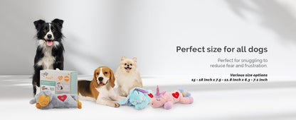 Dog Cat Anti-Anxiety Plush Lamb Pillow Having Simulated Heartbeat Feature