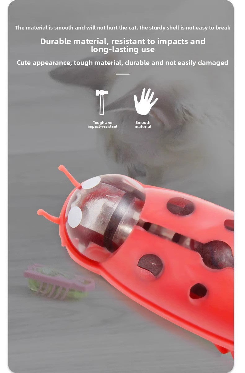 Nano Worm Cat Toy Automatic Teasing Intelligent Wand with Obstacle Avoidance for Self Play