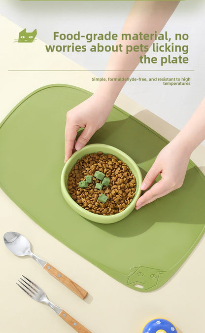 Cat Bowl Waterproof Non-Slip Mat for Pet Supplies