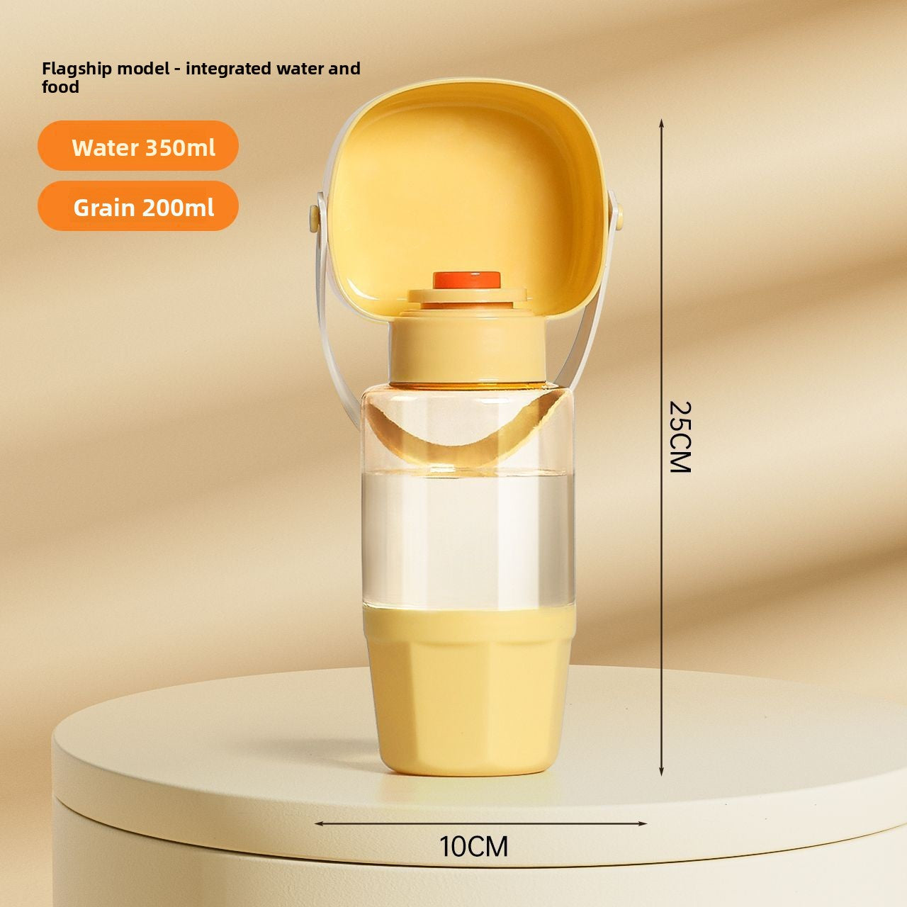 Leakproof Portable Dog Water Bottle Outdoor Travel Water Dispenser with Collapsible Bowl for Dogs On The Go Walking Hiking Camping and Travel