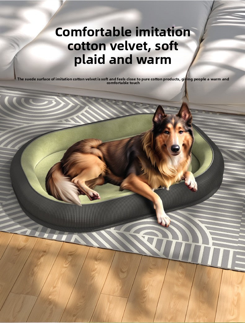 Four Seasons Universal Pet Bed Warm Dog Cat Mat Removable Washable Supplies