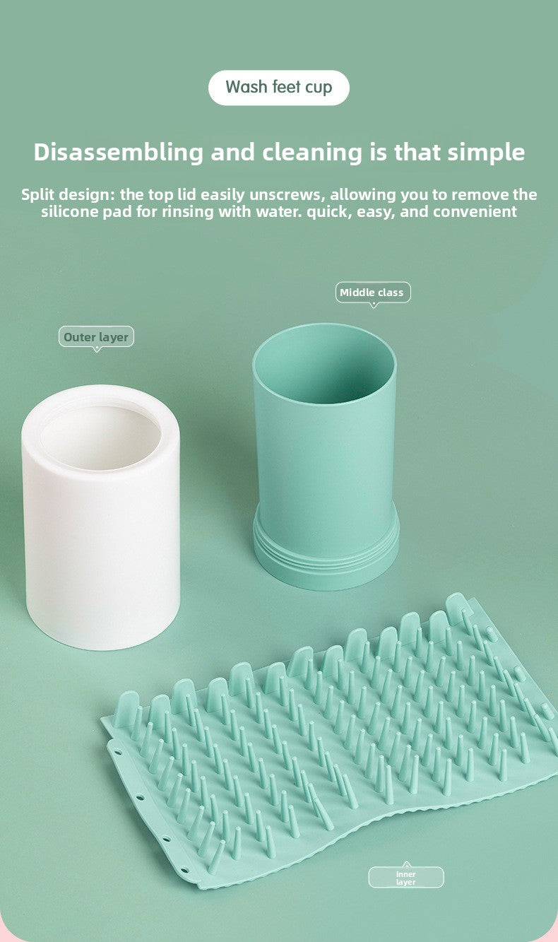 Pet Paw Cleaning Cup for Dogs, Corgis, Puppies, Golden Retrievers, Paw Cleaning Tool for Teddy Dogs, Paw Cleaning Device for Cats