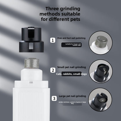 Pet Nail Grinder Clipper with Light for Dogs Cats