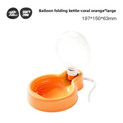 Dog Outdoor Water Cup Foldable Portable Travel Cup Water Dispenser Cat Dog Walking Puppy Drinking Cup Large Capacity