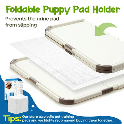 Extra Large Pet Toilet Portable Foldable Diaper Clip Dog Pee Dog Toilet Training Tray Pad