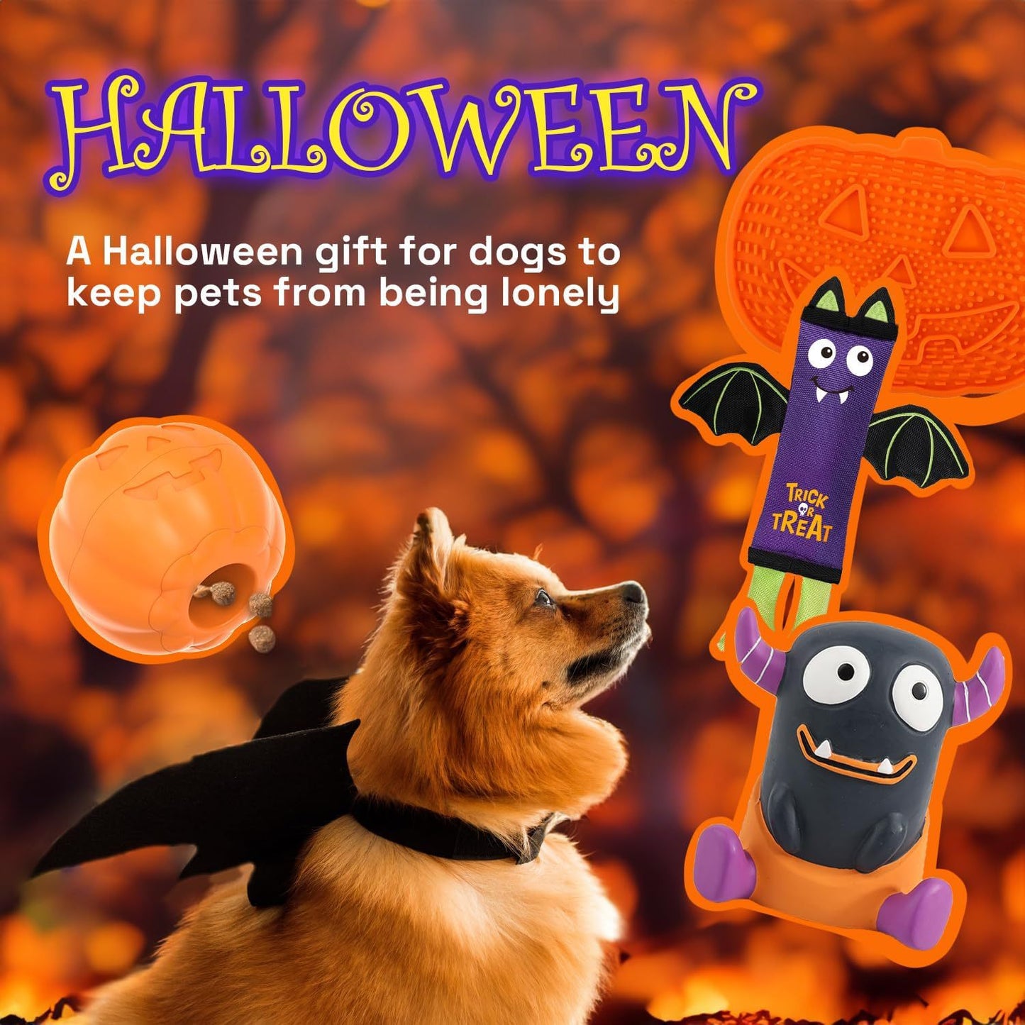 Halloween Pet Toy Collection Dog Chew Cat Stick Mat