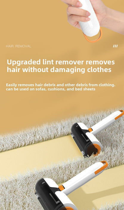 Pet Supplies Roller-Type Double-Sided Brush for Floating Hair Removal Static Sticky Artifact