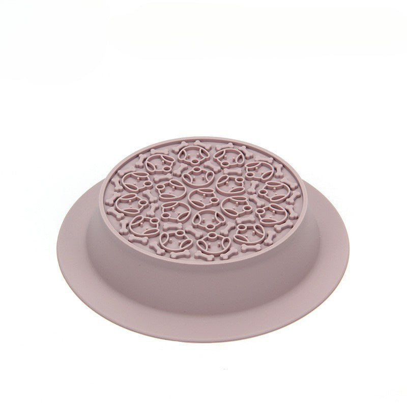 Pet Bowl Double Bowl Food Grade Silicone Cat and Dog Bowl Slow Food Bowl Slow Food Bowl Small Stainless Steel Dog Bowl Pet Supplies