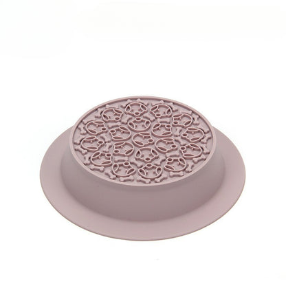 Pet Bowl Double Bowl Food Grade Silicone Cat and Dog Bowl Slow Food Bowl Slow Food Bowl Small Stainless Steel Dog Bowl Pet Supplies