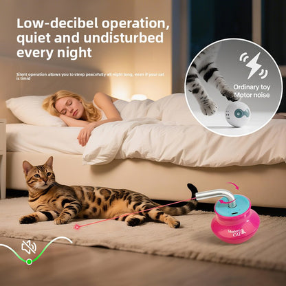 Infrared Laser SelfEntertaining Electric Pet Tumbler Cat Toy