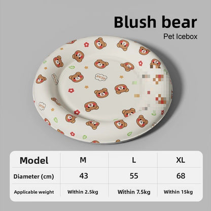 Dog Cat Ice Cool Mat Pad Summer Sleeping Floor Cooling Supplies Nest