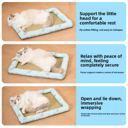 All Season Universal Pet Cooling Mat Bed Cushion for Bichon Dog Cat Summer