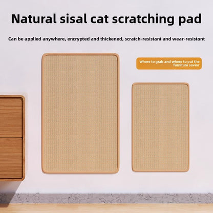 Vertical Wall Sticker Cat Scratch Board Sisal Material Wear Resistant Anti Scratch Sofa Pad Toy