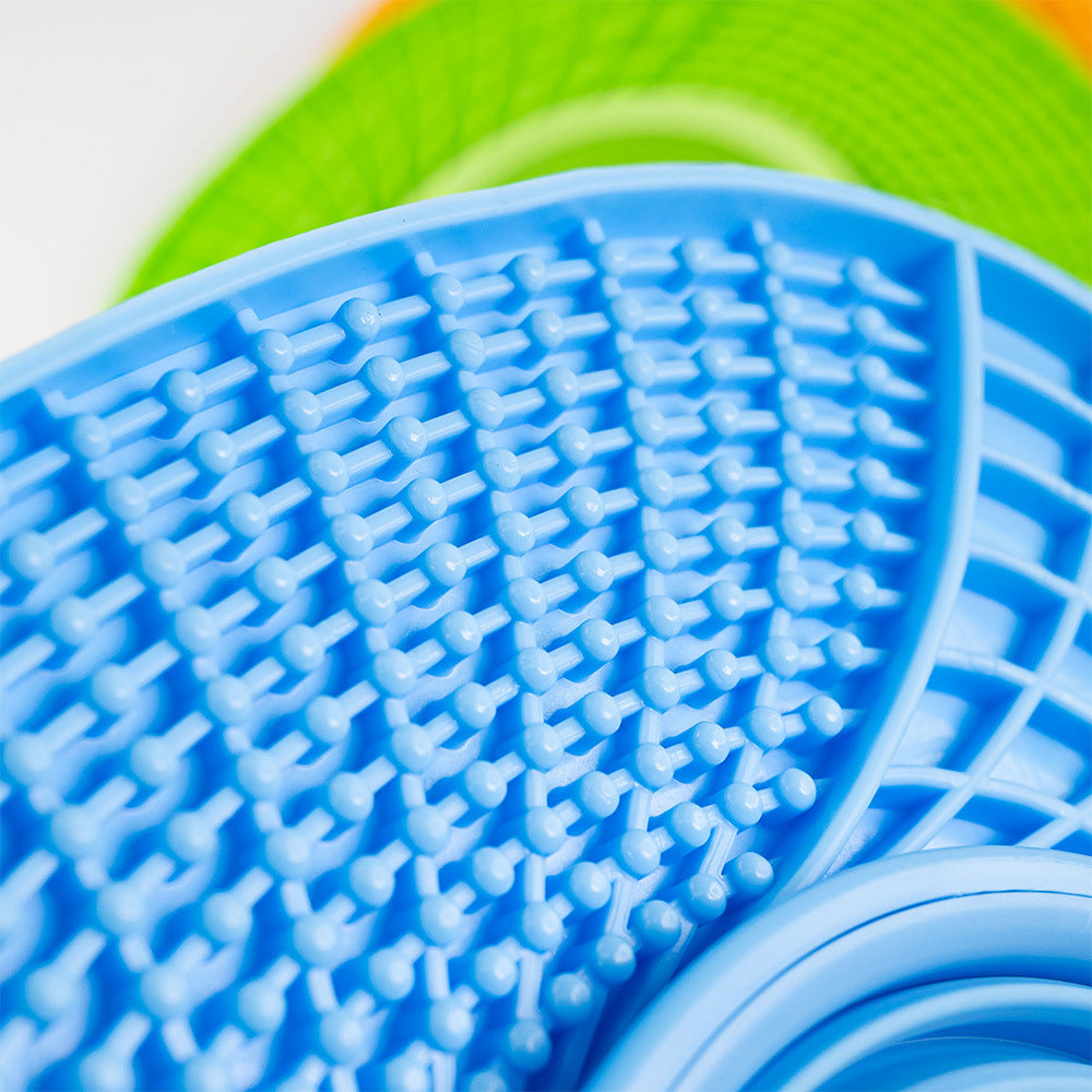 Premium Silicone Slow Feeder Bowl for Dogs and Cats Anti Choke Anti Spill Food Mat with Non Slip Bottom for Messy Eaters