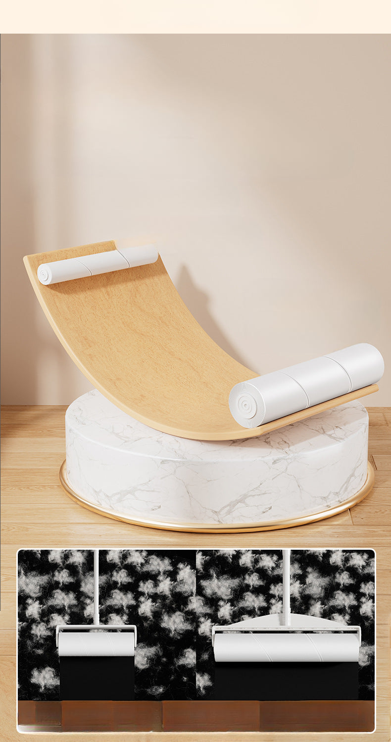 Hair Removal Roller Long Handle Brush Cat Hair Replacement Large Sticky Bed Floor Dust Hair Removal Tool with Tearable Paper