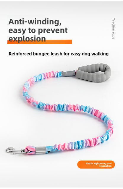 Elastic Rope Dog Leash Explosion Proof Anti Pull Pet Gear
