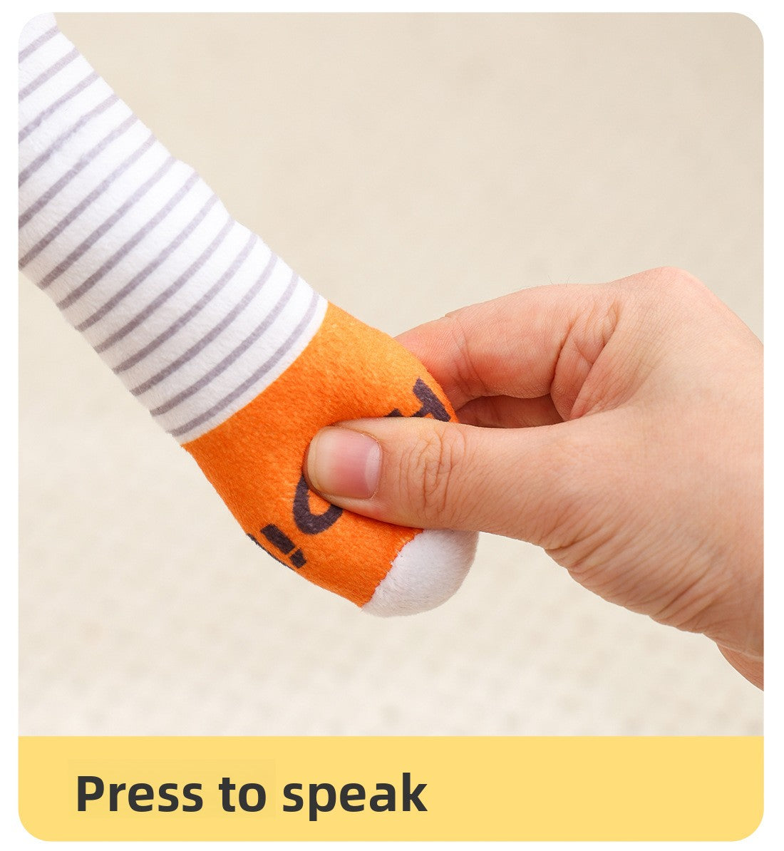 Dog Plush Sound Toy Imitation Cigarette Self-Entertainment Durable Chew Pet Supplies