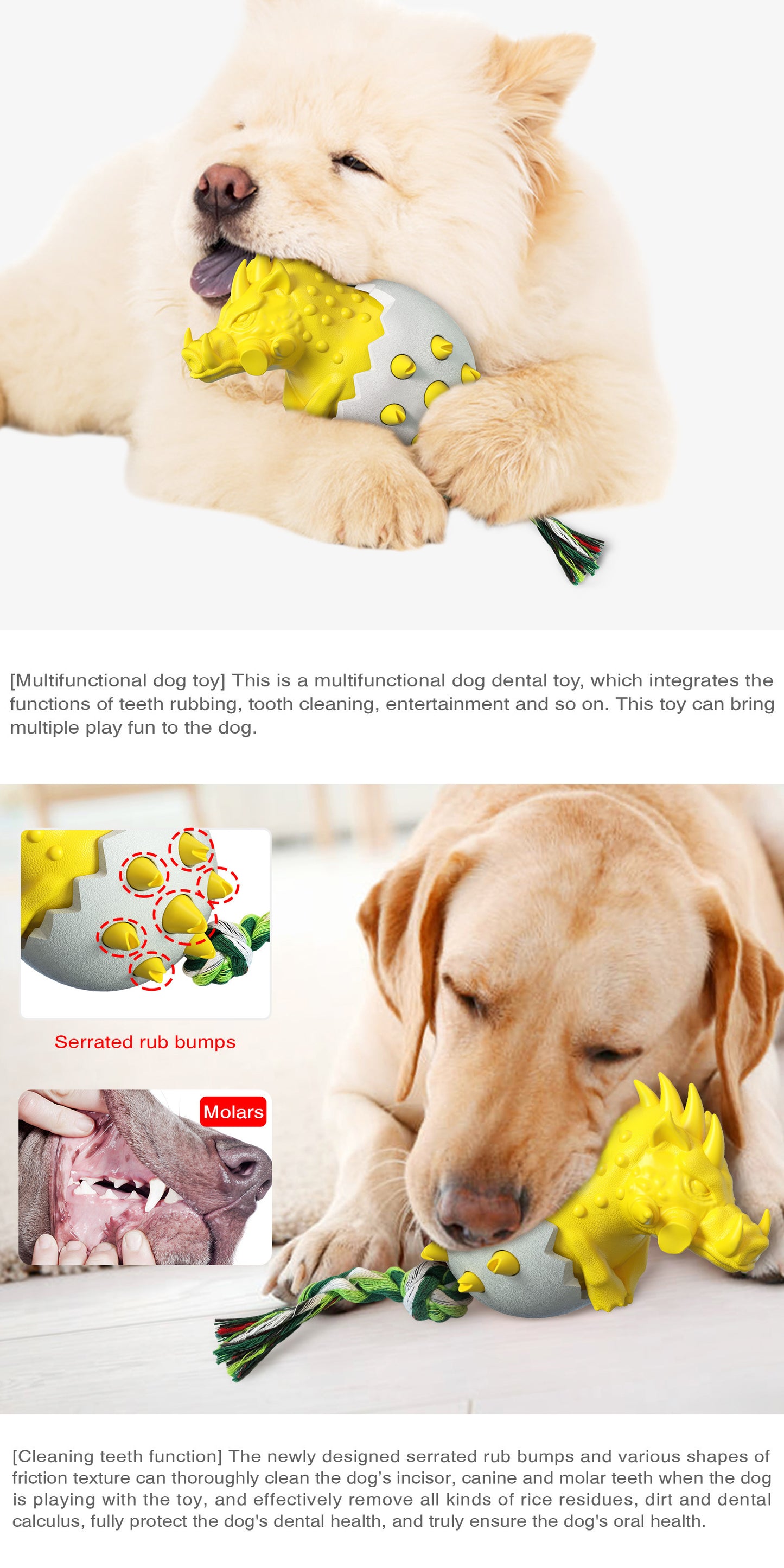 Premium Wild Boar Dog Chew Stick Dental Dog Toy for Teeth Cleaning Natural Dog Toothbrush Long Lasting Chew for Aggressive Chewers Boredom Relief Pet Supplies