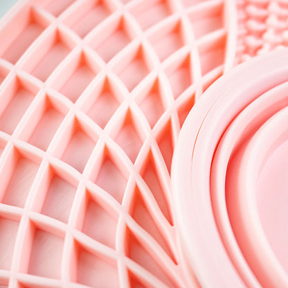 Premium Silicone Slow Feeder Bowl for Dogs and Cats Anti Choke Anti Spill Food Mat with Non Slip Bottom for Messy Eaters