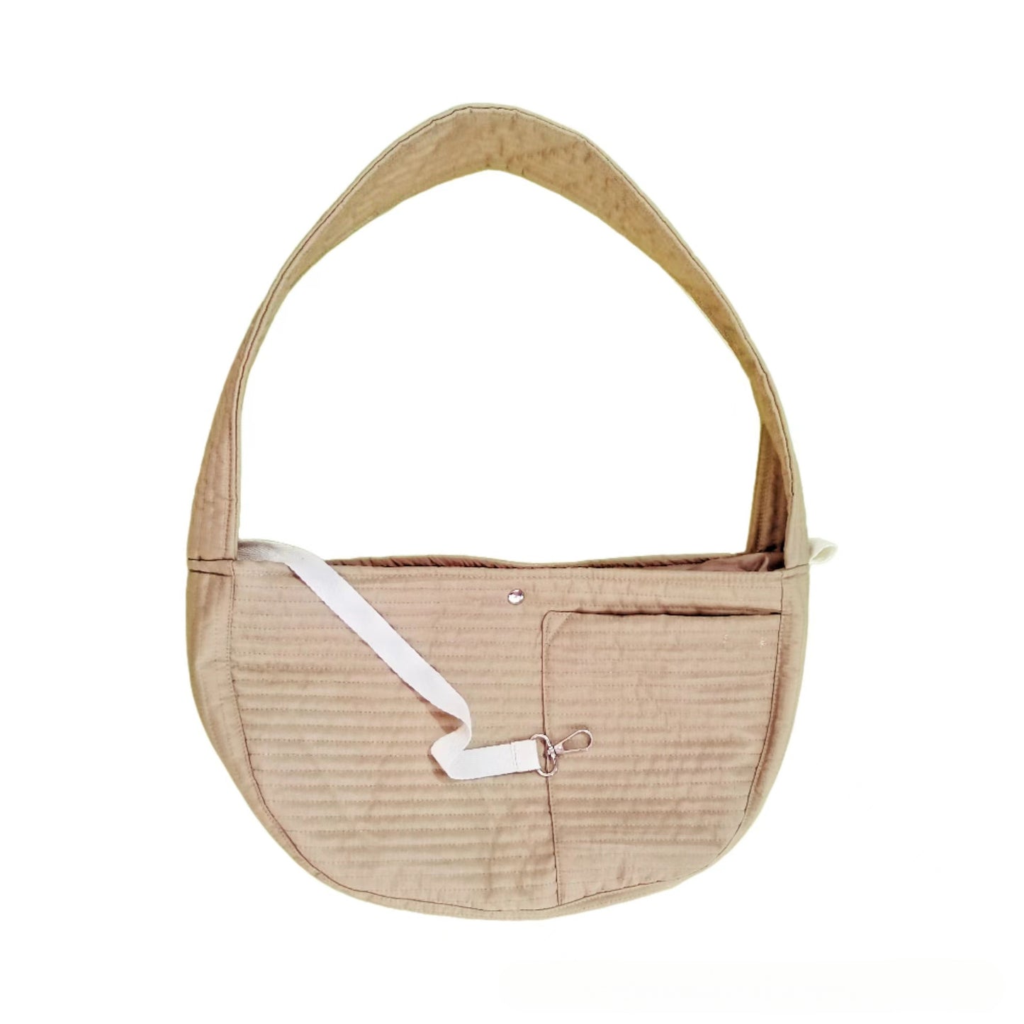 Portable Pet Carrier Backpack for Cats and Small Dogs Adjustable Crossbody Shoulder Strap Comfortable Travel Bag