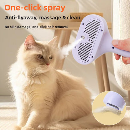 Pet Grooming Spray Comb for Cat Dog Hair Detangling Cleaning