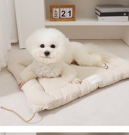 Cozy Ins Style Pet Bed Warm Thickened Marzis Cage Cushion for Dogs Cats Autumn Winter Soft Plush Comfortable Mat Korean Design