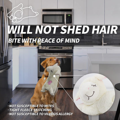 Dog Cat Anti-Anxiety Plush Lamb Pillow Having Simulated Heartbeat Feature