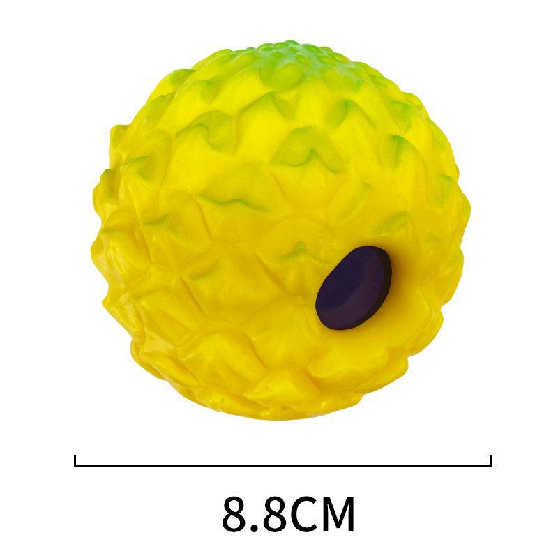 Extremely Durable Indestructible Dog Chew Toy Ball for Aggressive Chewers Interactive Rolling Self Entertainment with Squeaker Sound Golden Retriever German Shepherd