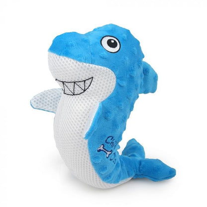 Dog Plush Toy for Summer Heat-Resistant Cooling Shark Octopus Turtle Medium Pups