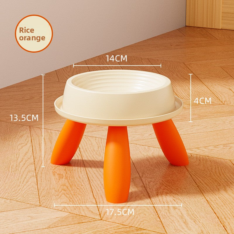 Elevated Pet Bowl for Cats and Dogs High Stand Design Protects Neck Prevents Spill and Slip Durable Anti Vomiting Feeding Bowl for Small Medium Large Pets