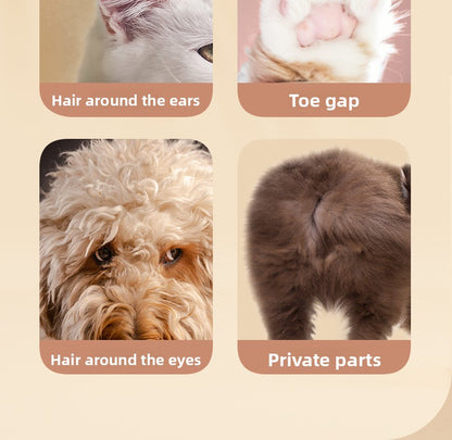 Pet All-in-One Hair Trimmer with Paw Grooming and Suction