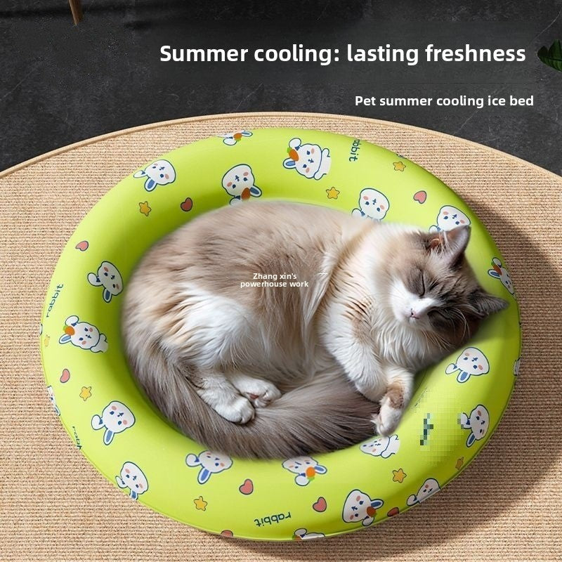 Dog Cat Ice Cool Mat Pad Summer Sleeping Floor Cooling Supplies Nest