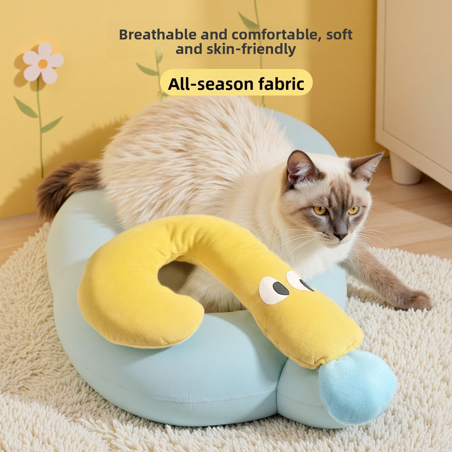 Dog Small Pillow All-Season Toy Pet Mat Neck Protection Pillow Sleeping Cat Special Small Pillow Dog Bed Supplies