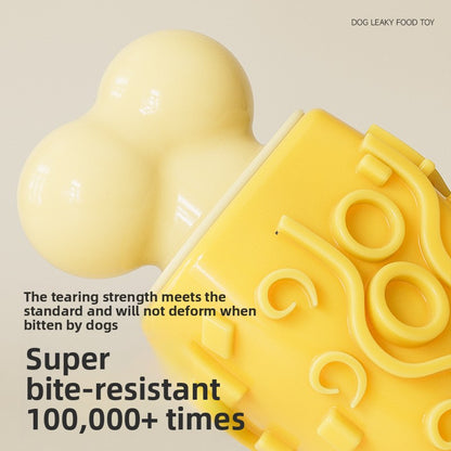 Dog Toy Sound Bone Treat Dispensing Chew Stick Durable Chew Toy Pet Supplies Dog Toothbrush