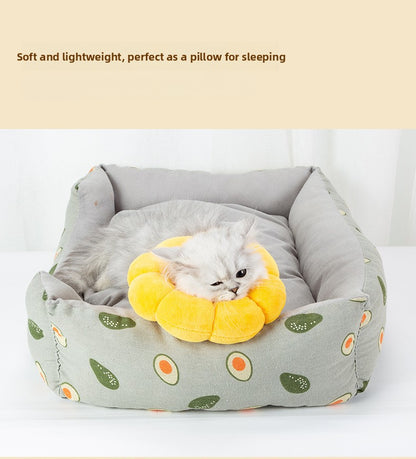 Sunflower Elizabethan Collar Pet Collar Cat Elizabethan Collar Dog Collar Neutering Anti-Lick Collar