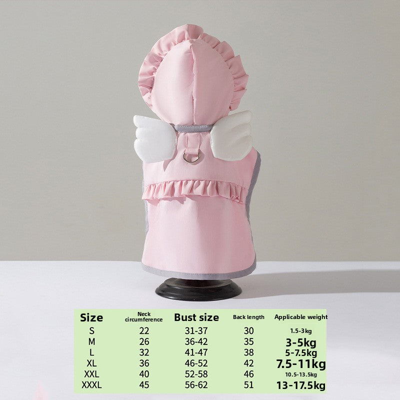 Waterproof Pet Raincoat Full Coverage Four Legged Design for Small and Medium Dogs Summer Outdoor Adventure Cartoon Teddy Dog Clothes