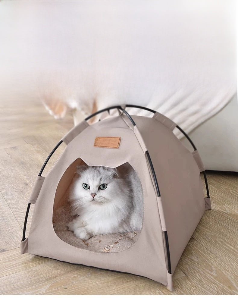 New Cat Tent Enclosed Foldable Oxford Cloth Cat House Dog House