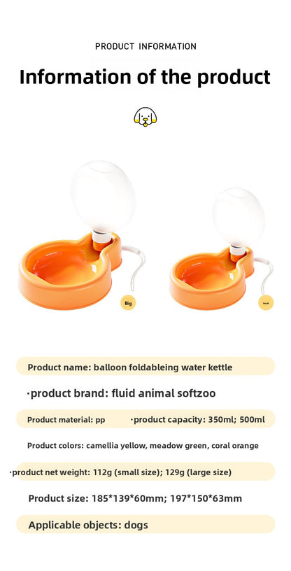 Dog Outdoor Water Cup Foldable Portable Travel Cup Water Dispenser Cat Dog Walking Puppy Drinking Cup Large Capacity