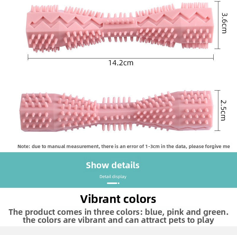 Pet Hexagonal Chew Stick Toy Durable Dog Cat Boredom Relief Supplies