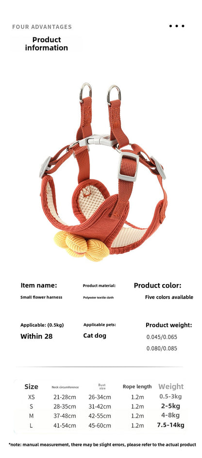 Pet Harness Vest for Small Dogs