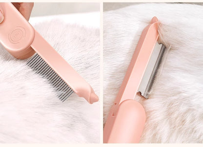 Cat Dog Long Hair Comb Pet Supplies Detangling Remove Floating Hair Cleaning Tool